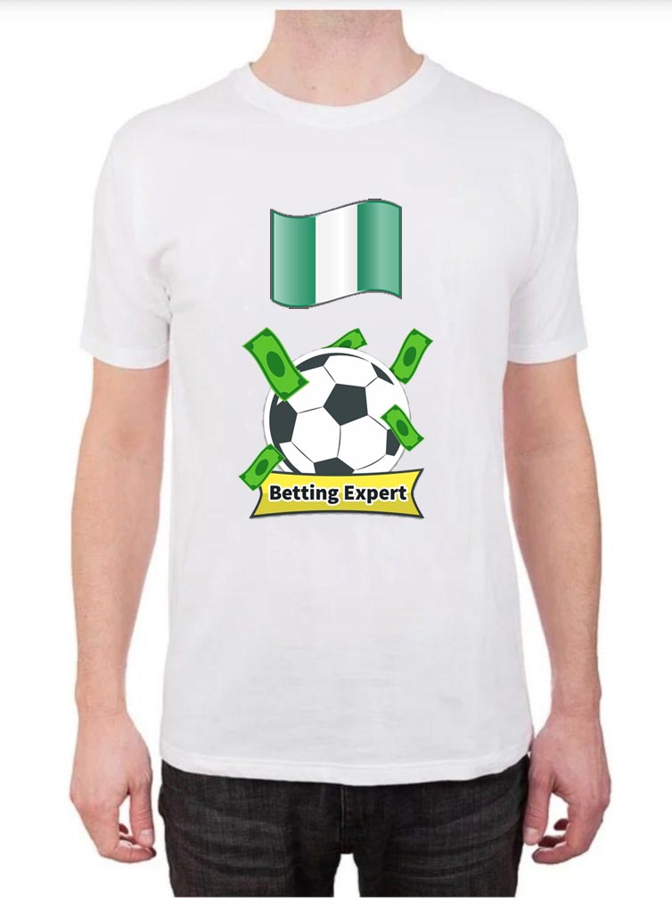 sports betting Nigeria t-shirt